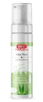 Купить biopetactive шампунь-пена для кошек для сухой очистки шерсти с алоэ вера