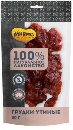 Купить Мнямс лакомство для собак Утиные грудки