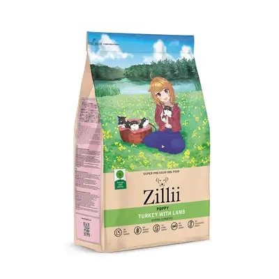 Купить zilli сухой корм для щенков всех пород Индейка с ягнёнком