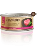Купить grandorf консервы для кошек "филе тунца в собственном соку"