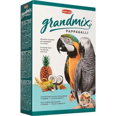 Купить padovan grandmix pappagalli сухой корм для крупных попугаев