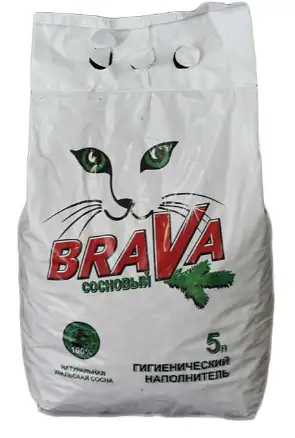 Купить brava cосновый Наполнитель для кошек впитывающий