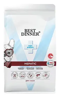 Best Dinner Vet Profi Vet Profi Hepatic сухой диетический корм для взрослых собак всех пород при заболеваниях печени