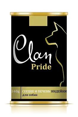 Clan Pride консервы для собак Сердце и печень индейки