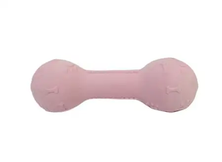 Купить homepet foam tpr puppy игрушка для собак гантель с пищалкой розовая