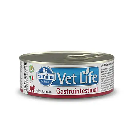 Купить farmina vet life gastrointestinal консервы для кошек при нарушениях пищеварения (банка)
