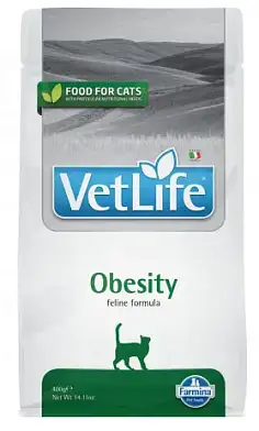 Farmina Vet Life сухой корм для кошек при ожирении (obesity)