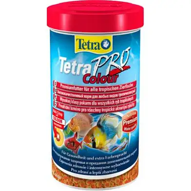Tetra Pro Color Crisps корм для рыб для усиления насыщенности окраса, чипсы