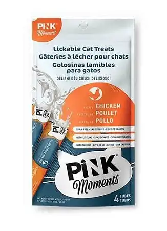 Купить pink moments пюре для кошек из филе курицы с тунцом