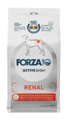 Forza10 Active VetDiet RENAL all size сухой диетический корм для взрослых собак всех пород, при хронической почечной недостаточности 