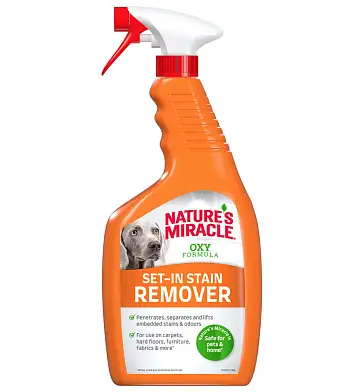 Nature's Miracle Oxy спрей уничтожитель пятен и запахов от собак Окси-формула