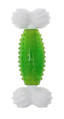 CanineClean игрушка для собак Косточка с ароматом мяты, нейлон/синтетическая резина, зеленая