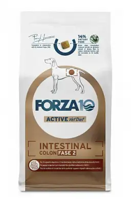 Forza10 Active VetDiet INTESTINAL COLON FASE 2 all size сухой диетический корм для взрослых собак всех пород, для профилактики колитов, с рыбой