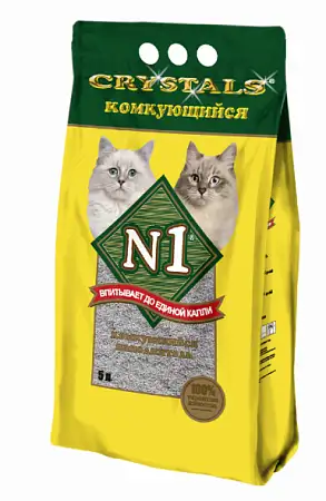 Купить n1 комкующийся наполнитель для кошек минеральный