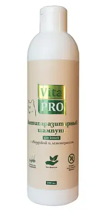 Купить vita pro биошампунь для кошек антипаразитарный, с гвоздикой и лемонграссом