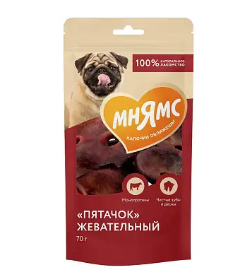 Мнямс На каждый день лакомство для собак Пятачок жевательный